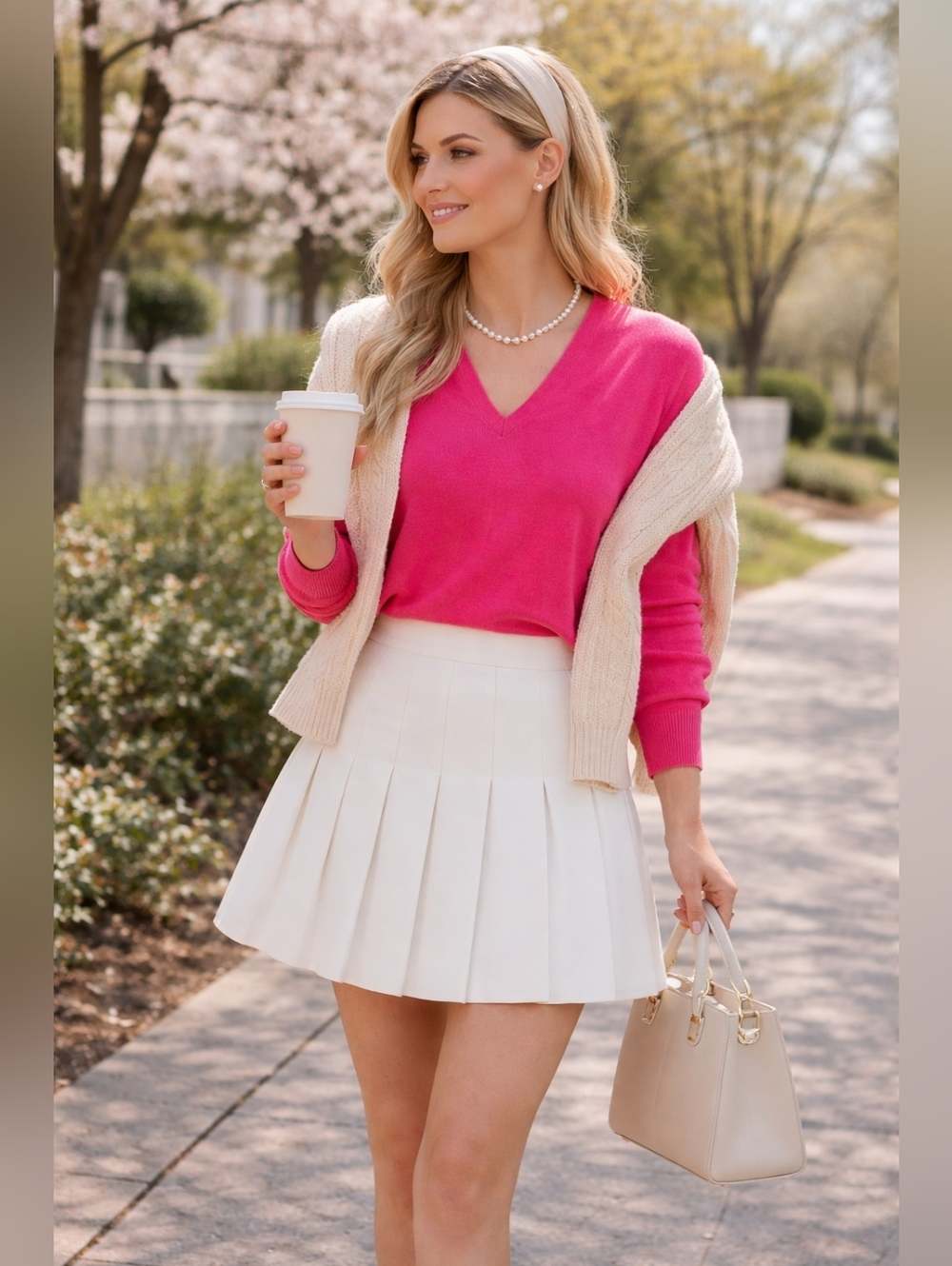 NWOT Cabi Sangria Easy Pullover Sweater